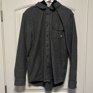 Large men’s Vans light weight jacket with black hood